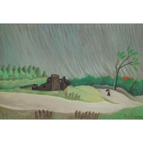Henri Rousseau, Un Matin De Pluie