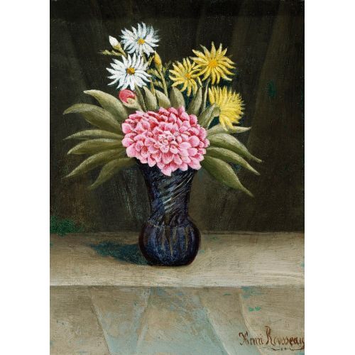 Henri Rousseau, Çiçek Vazosu Henri Rousseau, Çiçek Vazosu