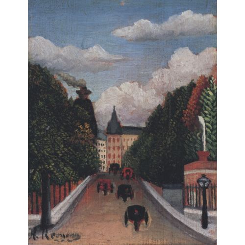 Henri Rousseau, Austerlitz Tren İstasyonu'nun Solundan Görünüm Henri Rousseau, Austerlitz Tren İstasyonu'nun Solundan Görünüm