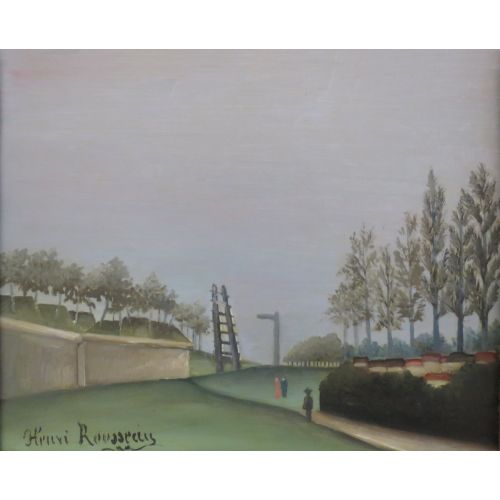 Henri Rousseau, View Of Countryside From Vanjskih Gate