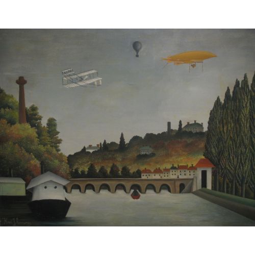 Henri Rousseau, View Of The Bridge At Sevres And The Hills At Clamart St. Cloud And Bellevue