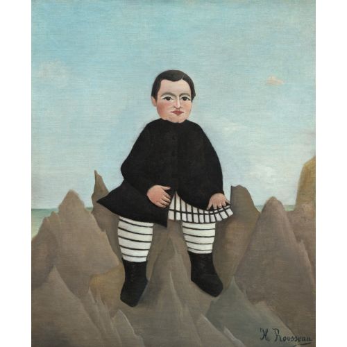 Henri Rousseau, Boy On The Rocks