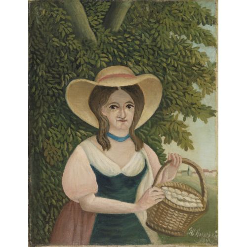 Henri Rousseau, Woman With Basket Of Eggs Henri Rousseau, Woman With Basket Of Eggs
