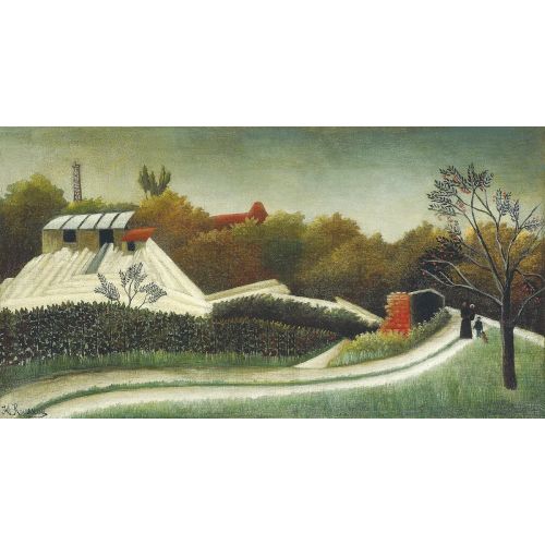 Henri Rousseau, El Aserradero En Las Afueras De Paris
