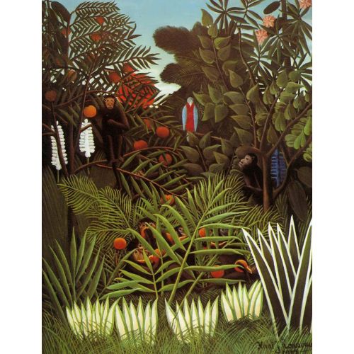 Henri Rousseau, Egzotik Manzara Henri Rousseau, Egzotik Manzara