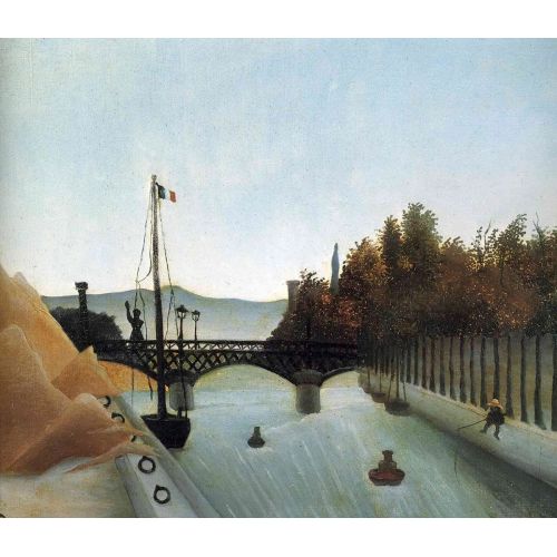 Henri Rousseau, Footbridge At Passy Henri Rousseau, Footbridge At Passy