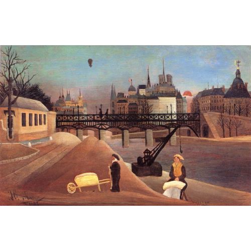 Henri Rousseau, Ile Saint-Louis And Notre-Dame De Paris Henri Rousseau, Ile Saint-Louis And Notre-Dame De Paris