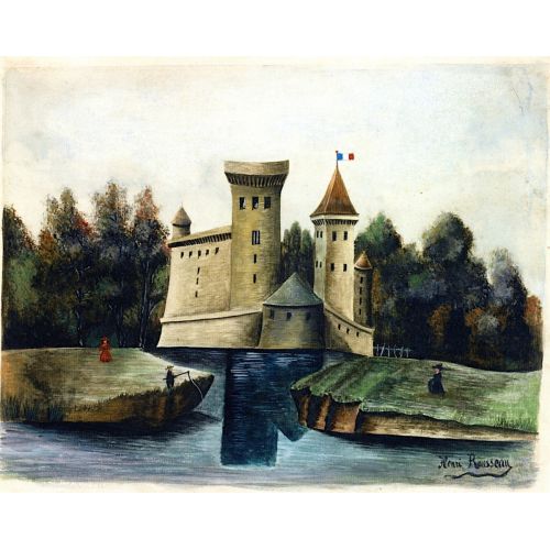 Henri Rousseau, Landscape With Chateau Henri Rousseau, Landscape With Chateau