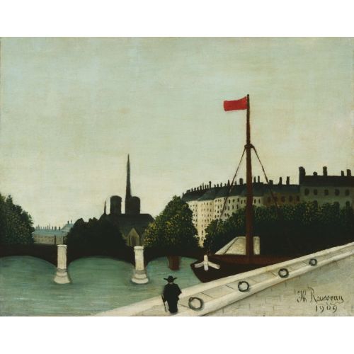 Henri Rousseau, Notre Dame View Of The Ile Saint-Louis From The Quai Henri Iv Henri Rousseau, Notre Dame View Of The Ile Saint-Louis From The Quai Henri Iv