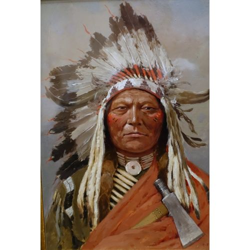 Henry Francois Farny, Sitting Bull Henry Francois Farny, Sitting Bull