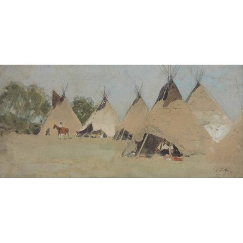 Henry Francois Farny, Indian Camp