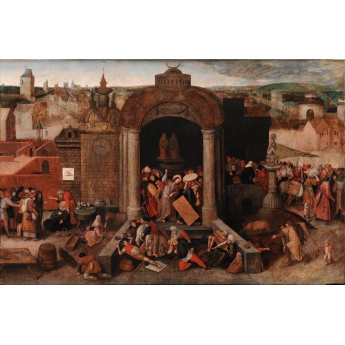 Hieronymus Bosch, Christ Driving The Traders From The Temple