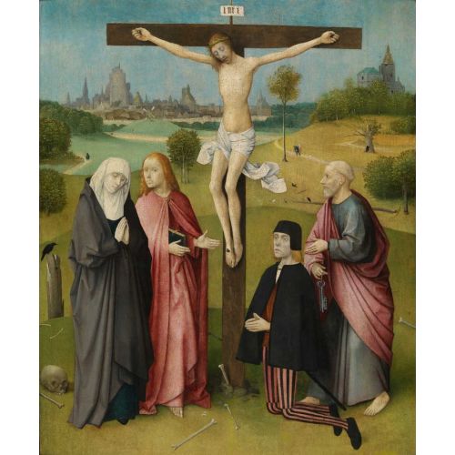 Hieronymus Bosch, Crucifixion With A Donor Hieronymus Bosch, Crucifixion With A Donor