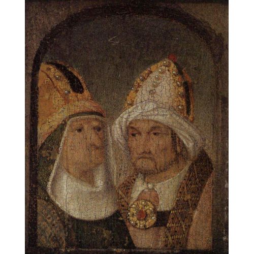 Hieronymus Bosch, Two Male Heads Renaissance Paintings Art Movements Canvas, Drawing Paper Prints, Reproduction Oil Painting and