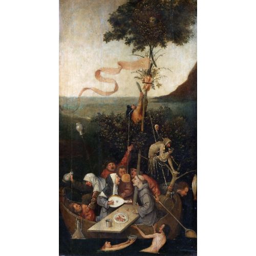 Hieronymus Bosch, Ship Of Fools People Hieronymus Bosch, Ship Of Fools People Canvas Prints Canvas, Drawing Paper Prints, Reproduction Oil Painting and High Resolution