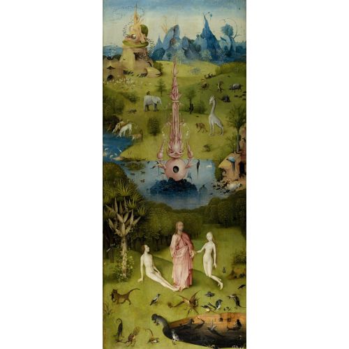 Hieronymus Bosch, The Garden Of Earthly Delights, Paradise Hieronymus Bosch, The Garden Of Earthly Delights, Paradise
