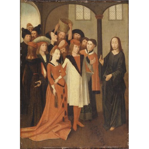 Hieronymus Bosch, Christ And The Woman Taken In Adultery
