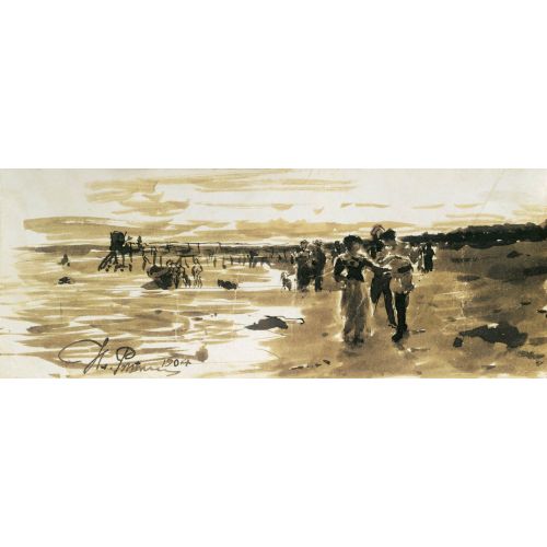 Ilya Repin, On The Seashore Ilya Repin, On The Seashore