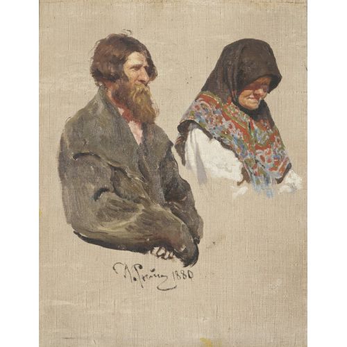 İlya Repin, Asker Ceketli Köylü Başörtülü Kadın Çalşması İlya Repin, Asker Ceketli Köylü Başörtülü Kadın Çalşması