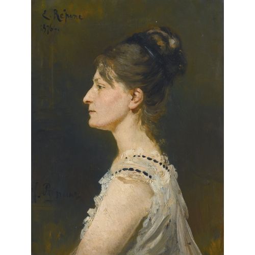 Ilya Repin, Portrait Of A Lady Said To Be Maria Grigorievna Ge Ilya Repin, Portrait Of A Lady Said To Be Maria Grigorievna Ge
