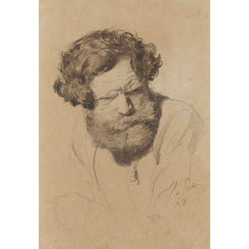 Ilya Repin, Portrait Of A Russian Peasant Ilya Repin, Portrait Of A Russian Peasant