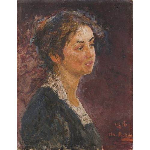 Ilya Repin, Portrait Of A Young Girl Ilya Repin, Portrait Of A Young Girl
