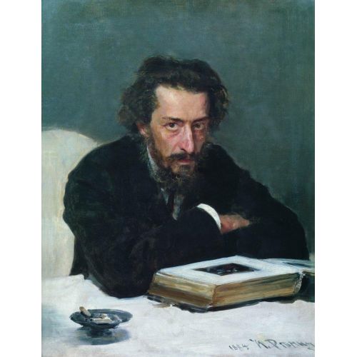 Ilya Repin, Portrait Of Composer And Journalist Pavel Ivanovich Blaramberg Ilya Repin, Portrait Of Composer And Journalist Pavel Ivanovich Blaramberg