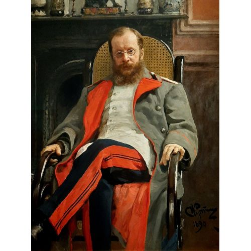 Ilya Repin, Portrait Of Composer Cesar Antonovich Cui Ilya Repin, Portrait Of Composer Cesar Antonovich Cui