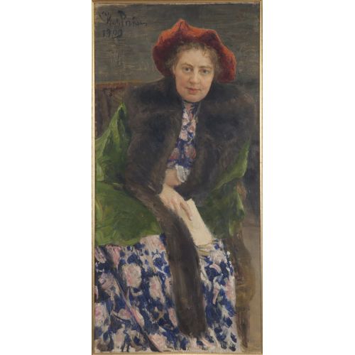Ilya Repin, Portrait Of Nadezhda Borisovna Nordman Severova Ilya Repin, Portrait Of Nadezhda Borisovna Nordman Severova