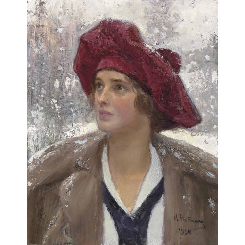 Ilya Repin, Portrait Of Natalia Maksimova Ilya Repin, Portrait Of Natalia Maksimova