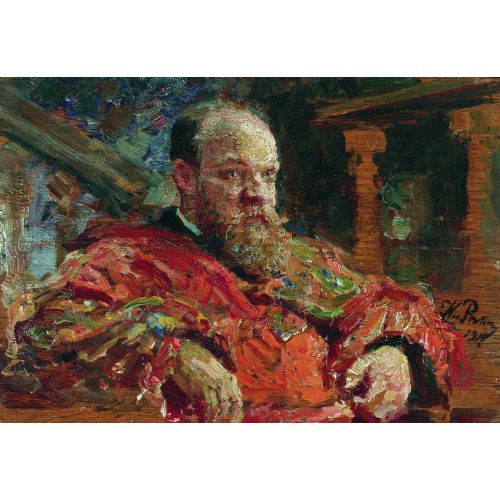 Ilya Repin, Portrait Of N V Delyarov Ilya Repin, Portrait Of N V Delyarov