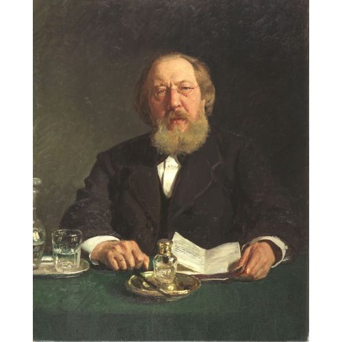 Ilya Repin, Portrait Of Poet And Slavophile Ivan Sergeyevich Aksakov Ilya Repin, Portrait Of Poet And Slavophile Ivan Sergeyevich Aksakov