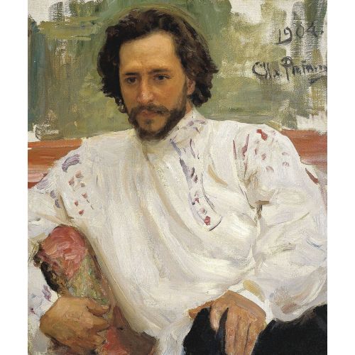 Ilya Repin, Portrait Of The Author Leonid Andreev Ilya Repin, Portrait Of The Author Leonid Andreev