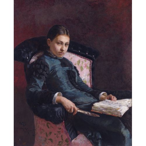 Ilya Repin, Portrait Of Vera Repina III Ilya Repin, Portrait Of Vera Repina III