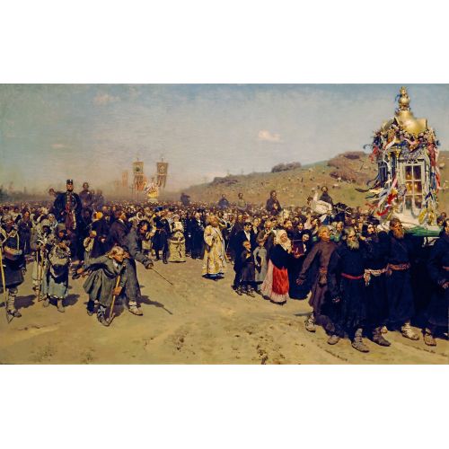 Ilya Repin, Procesion De Pascua En La Region De Kursk Ilya Repin, Procesion De Pascua En La Region De Kursk