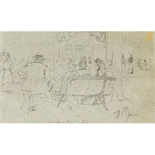 Ilya Repin, At The Exhibition Ilya Repin, At The Exhibition