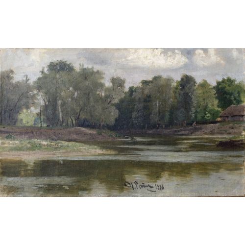 Ilya Repin, River Bank Ilya Repin, River Bank