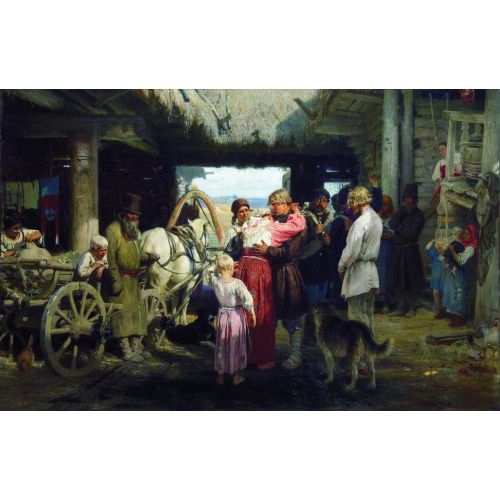 Ilya Repin, Seeing Off A Recruit Ilya Repin, Seeing Off A Recruit
