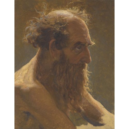 Ilya Repin, Study For Job And His Comforters Ilya Repin, Study For Job And His Comforters