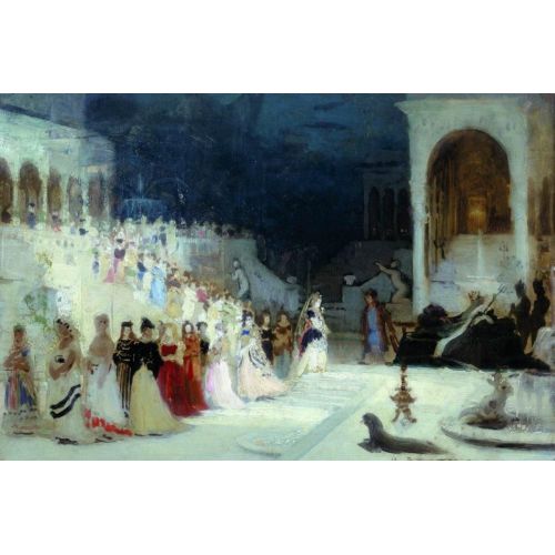 Ilya Repin, Ballet Scene Ilya Repin, Ballet Scene