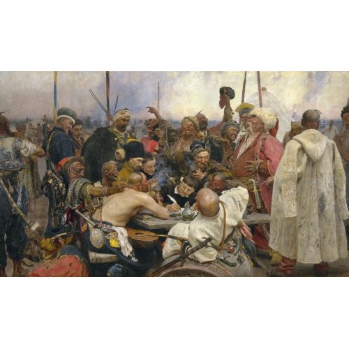 Ilya Repin, The Badass Reply Of The Zaporozhian Cossacks Ilya Repin, The Badass Reply Of The Zaporozhian Cossacks