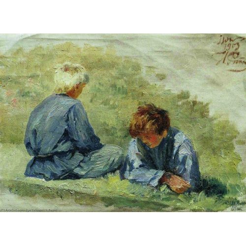 Ilya Repin, The Boys On The Grass