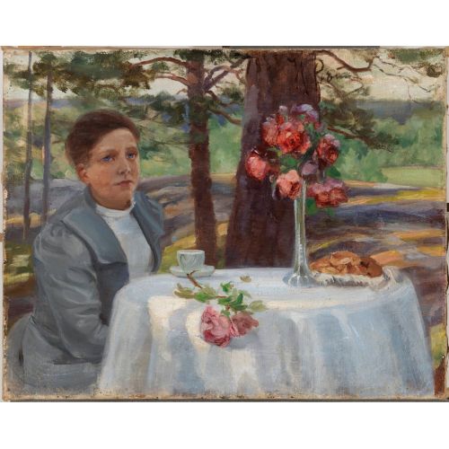 Ilya Repin, The Girl At The Table Ilya Repin, The Girl At The Table