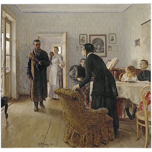 Ilya Repin, They Did Not Expect Him Ilya Repin, They Did Not Expect Him
