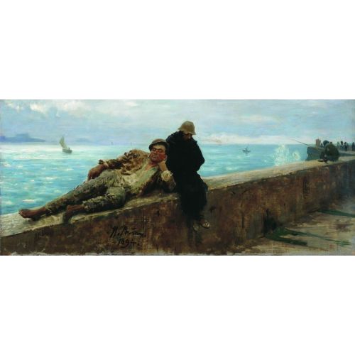 Ilya Repin, Tramps Homeless Ilya Repin Realism Ilya Repin, Tramps Homeless Ilya Repin Realism Art Movements Canvas, Drawing Paper Prints, Reproduction Oil Painting and High