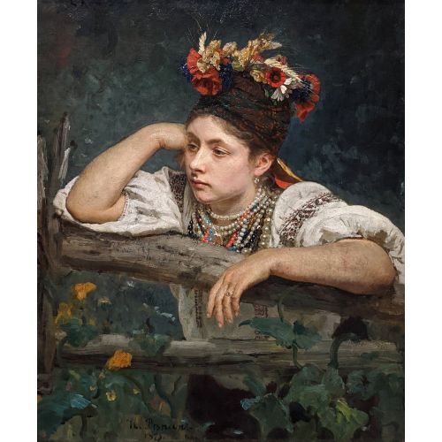 Ilya Repin, Ukrainian Girl Ilya Repin, Ukrainian Girl