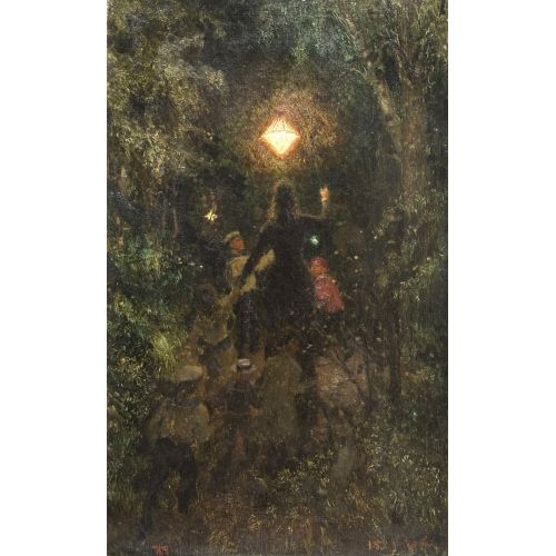Ilya Repin, Walk With Lanterns Ilya Repin, Walk With Lanterns