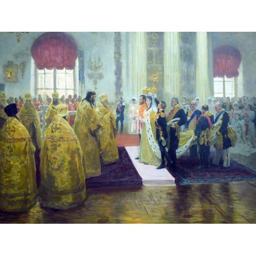 Ilya Repin, Wedding Of Nicholas II And Alexandra Feodorovna Ilya Repin, Wedding Of Nicholas II And Alexandra Feodorovna