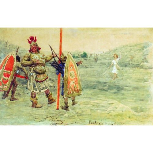 Ilya Repin, David And Goliath Ilya Repin, David And Goliath