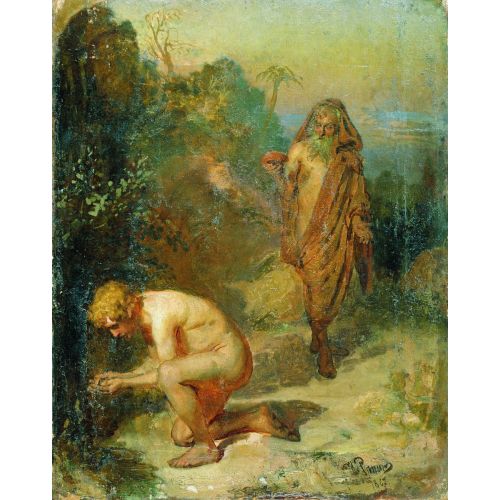 Ilya Repin, Diogenes And The Boy Ilya Repin, Diogenes And The Boy